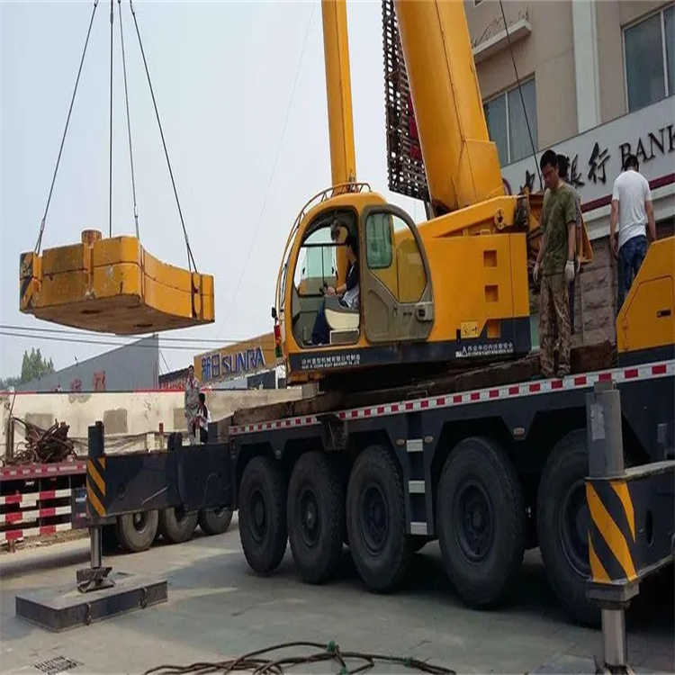 会东当地吊车出租|机器吊装|75吨|工厂搬迁服务